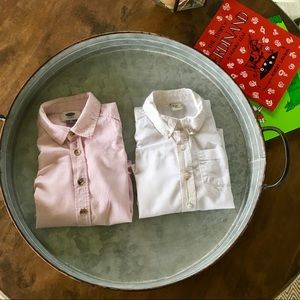 2-Old Navy Cotton Button Down Dress Shirts